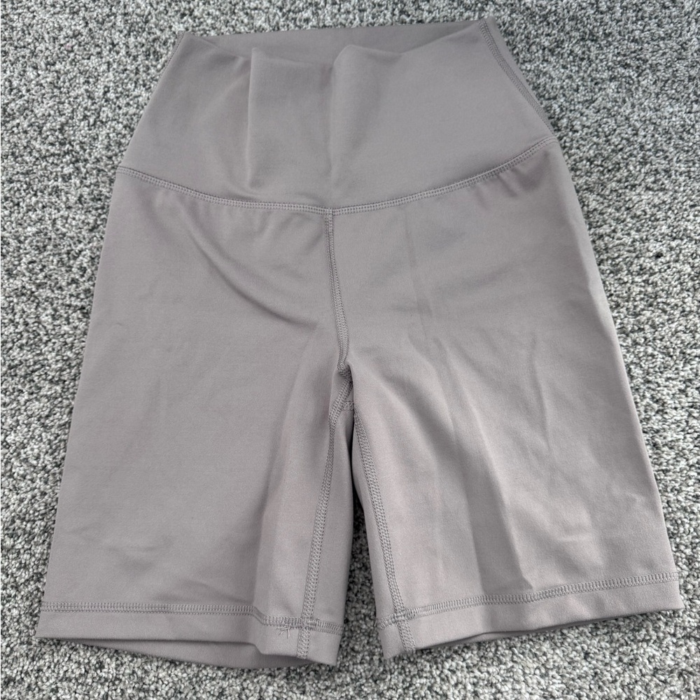 Yogalicious Women's Taupe Bike Shorts